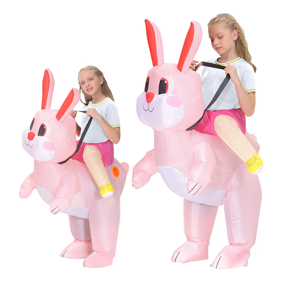 Kids Easter Bunny Mascot Rabbit Inflatable Costume Child Birthday Purim Halloween Christmas Cosplay Costumes Gift Suit Dress
Kids Easter Bunny Mascot Rabbit Inflatable Costume Child Birthday Purim Halloween Christmas Cosplay Costumes Gift Suit Dress