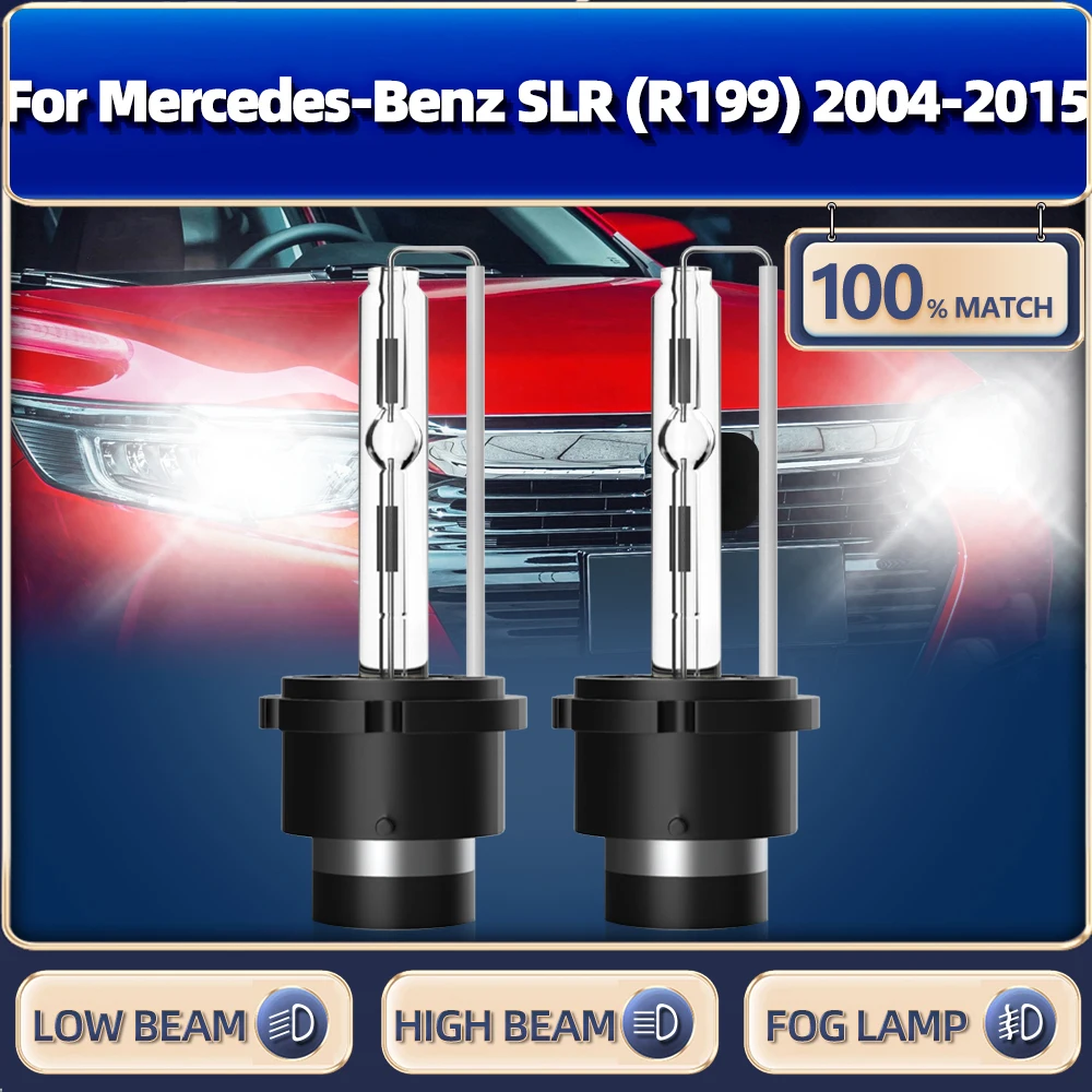 D2S LED Headlight Bulbs 20000LM Auto Headlamp 12V 6000K Xenon Light For Mercedes-Benz SLR (R199) 2004-2011 2012 2013 2014 2015
D2S LED Headlight Bulbs 20000LM Auto Headlamp 12V 6000K Xenon Light For Mercedes-Benz SLR (R199) 2004-2011 2012 2013 2014 2015