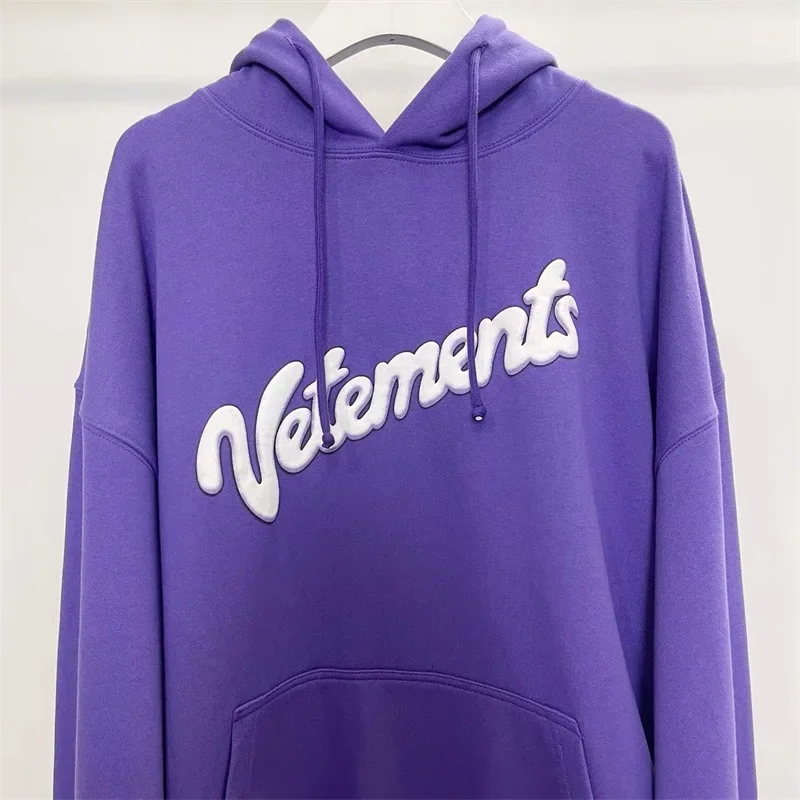 2024fw Oversized VTM Purple Hoodie Men Women 1:1 Best Quality Foam Letter Printing Hooded Sweatshirts
2024fw Oversized VTM Purple Hoodie Men Women 1:1 Best Quality Foam Letter Printing Hooded Sweatshirts