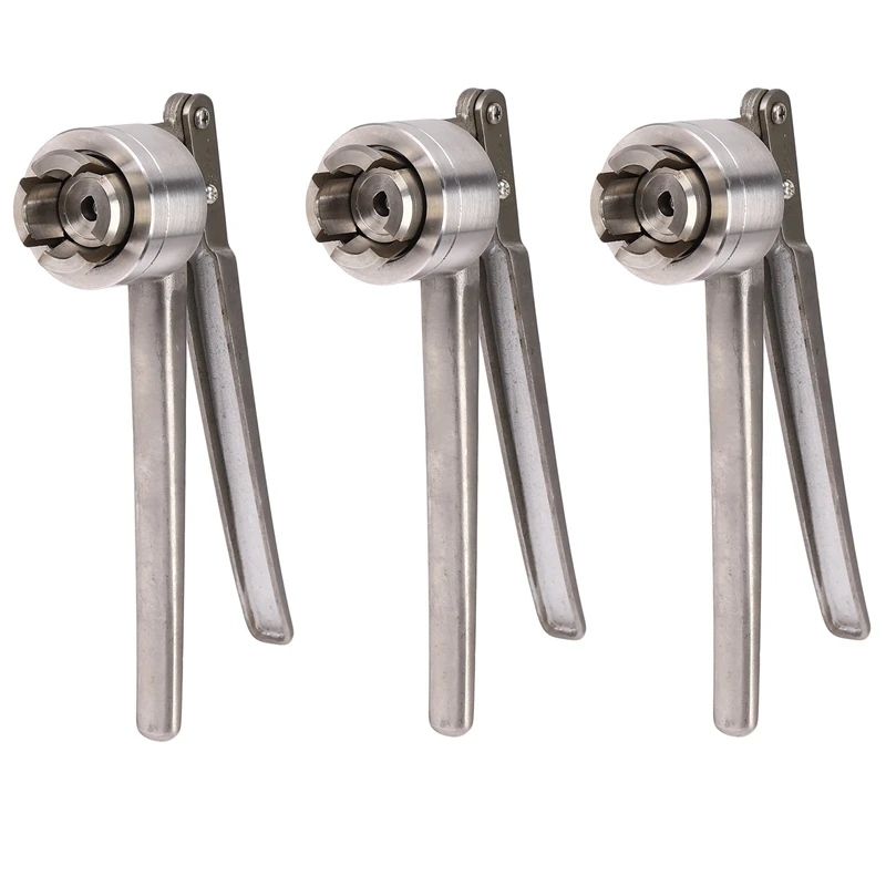 3X Stainless Steel Manual Vial Crimper Hand Sealing Machine For Crimping 20Mm Flip Off Caps For Aluminum Plastic
3X Stainless Steel Manual Vial Crimper Hand Sealing Machine For Crimping 20Mm Flip Off Caps For Aluminum Plastic