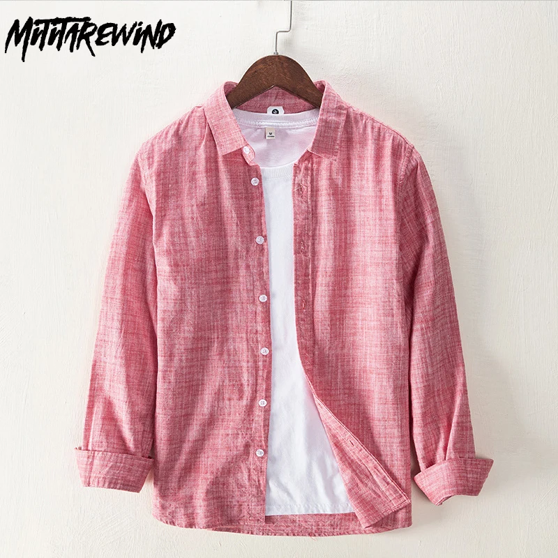 Spring Autumn Long Sleeve shirt for Men Daily Sausal Shirts Pure Cotton Loose Plain Shirt Youth Simple Fashion Tops Size M-3XL
Spring Autumn Long Sleeve shirt for Men Daily Sausal Shirts Pure Cotton Loose Plain Shirt Youth Simple Fashion Tops Size M-3XL