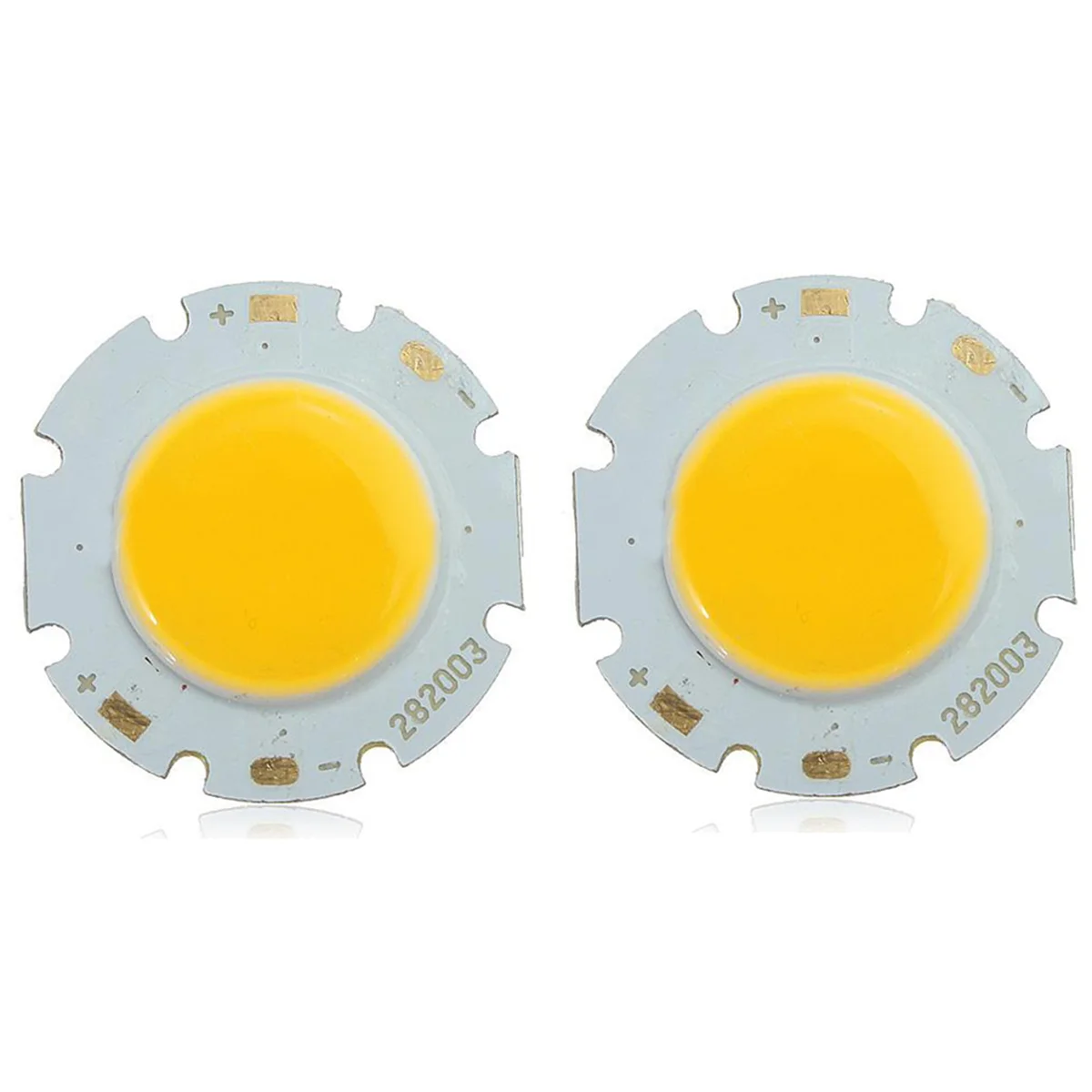 

2X 3W COB High Power Super Bright Light Lamp Bead LED Chip Warm White Light