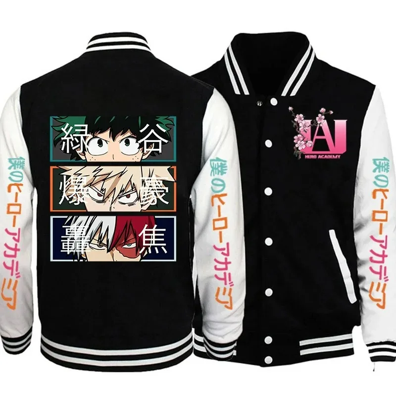 2023 New My Hero Academia Baseball Jacket Men Women Fashion Anime Long Sleeve Jacket Baseball Jersey Casual Sports
2023 New My Hero Academia Baseball Jacket Men Women Fashion Anime Long Sleeve Jacket Baseball Jersey Casual Sports