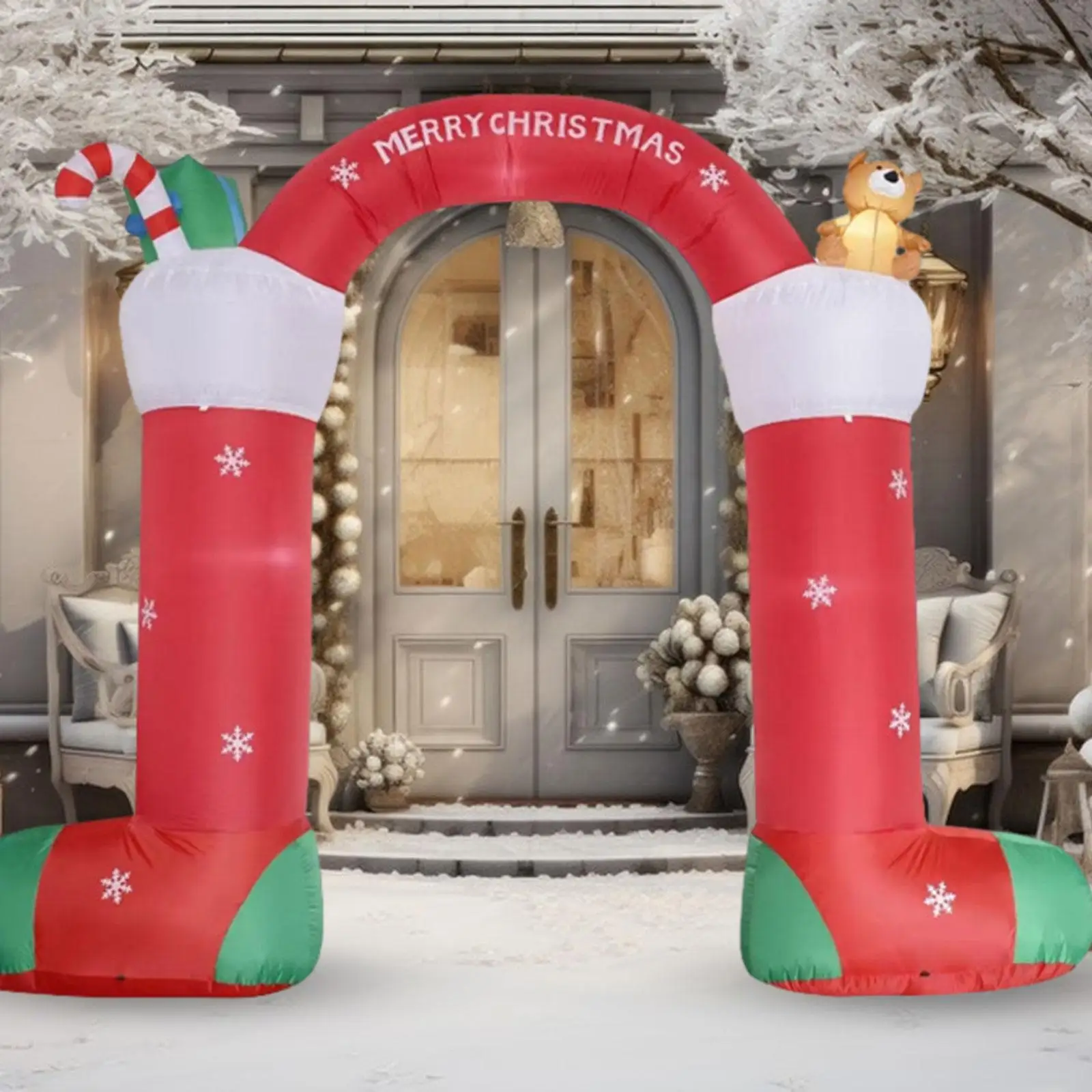 Inflatable Christmas Arch EU Adapter New Year Gift Foldable Inflatable Arch for Hotel Celebration Xmas Tree New Year Coffee Shop
Inflatable Christmas Arch EU Adapter New Year Gift Foldable Inflatable Arch for Hotel Celebration Xmas Tree New Year Coffee Shop