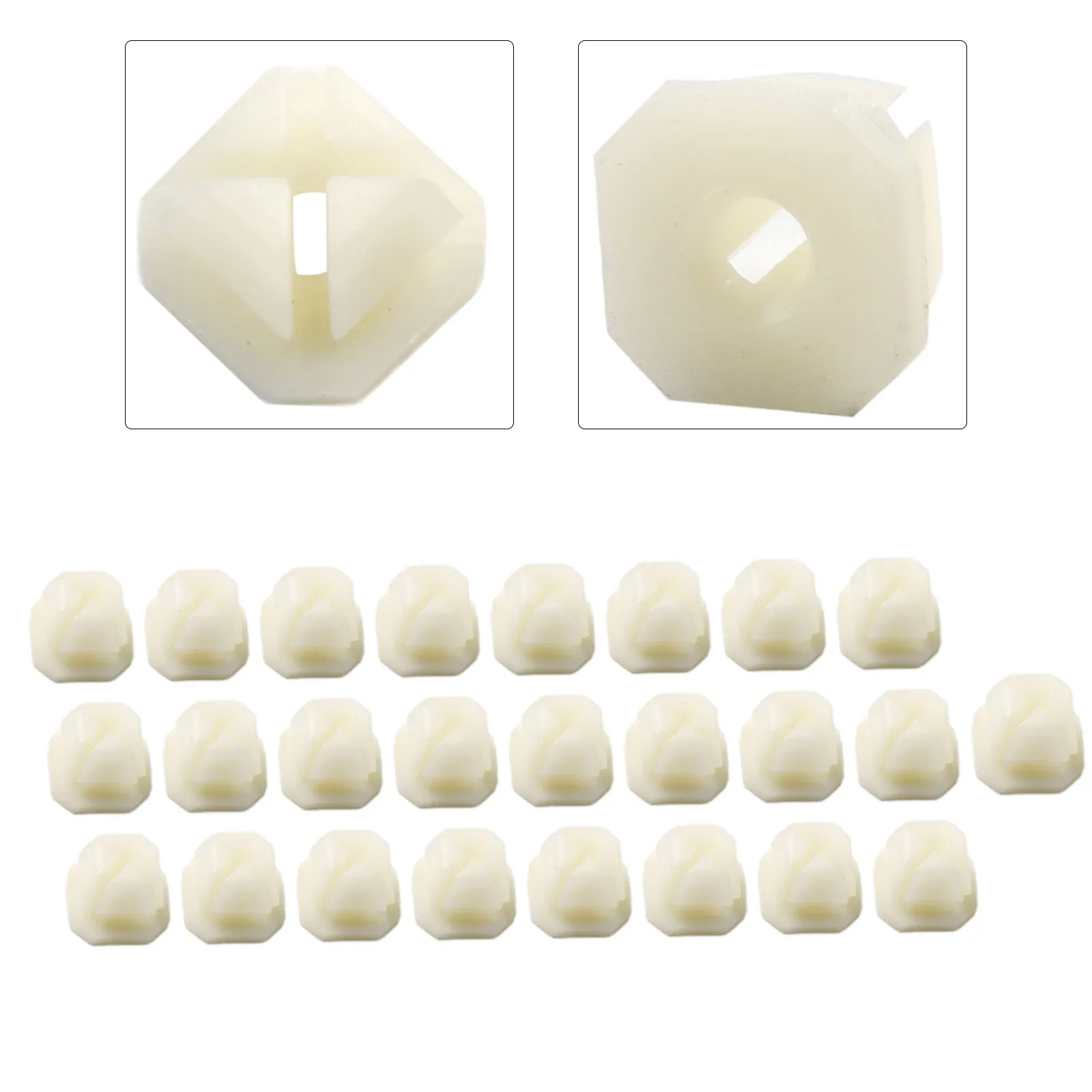 25x Clips Headlight Bezel Grill #8 Or #10 Screw Nut Clip Fit 5/16\" Square Hole For Replaces 347347 For Auveco 11691 For PAS1574
25x Clips Headlight Bezel Grill #8 Or #10 Screw Nut Clip Fit 5/16\" Square Hole For Replaces 347347 For Auveco 11691 For PAS1574
