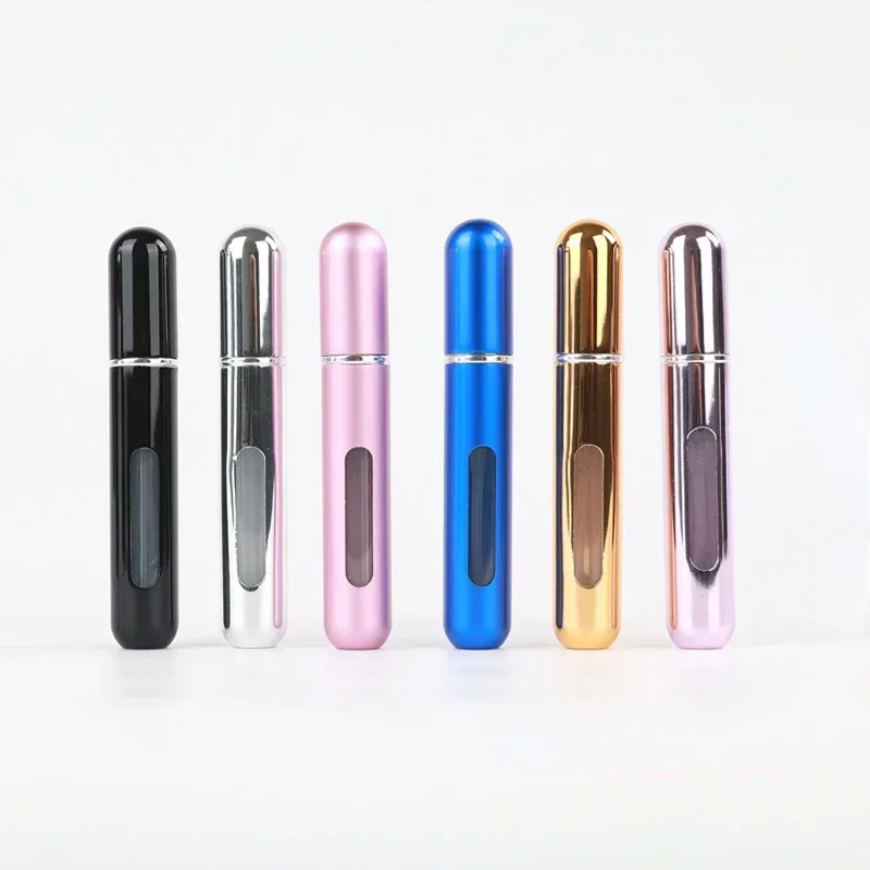 

8ml Mini Portable Perfume Refillable Bottle for Travel Scent Pump Empty Cosmetic Containers with Spray Jar Atomizer Care Tool