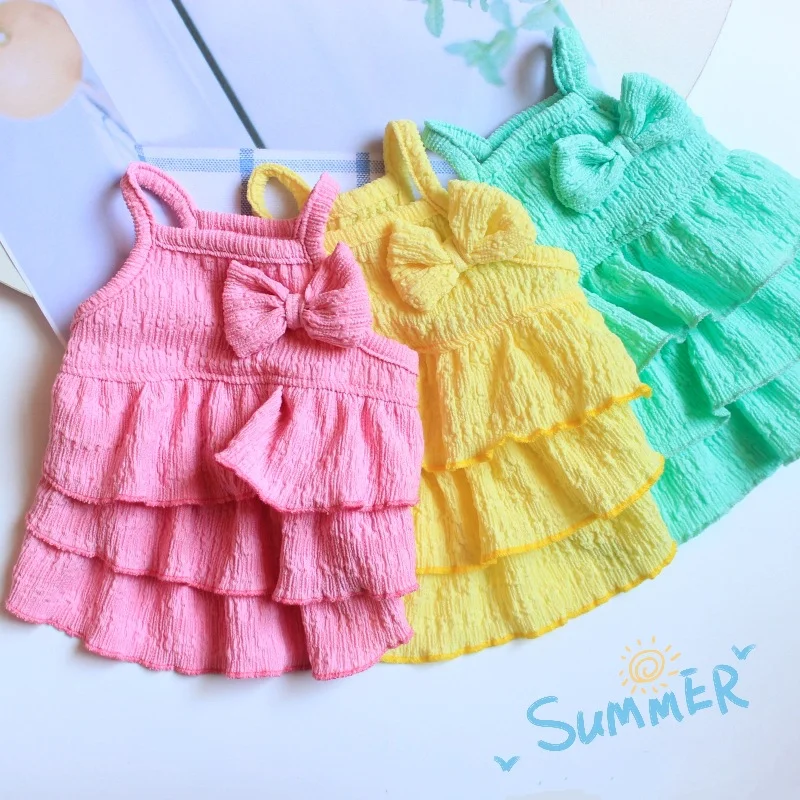 Pet Clothes Spring Summer Thin Dog Skirt Candy Color Layer Dress Dog Clothes Small Dog Cute Pet Clothing Dog Accessories
Pet Clothes Spring Summer Thin Dog Skirt Candy Color Layer Dress Dog Clothes Small Dog Cute Pet Clothing Dog Accessories