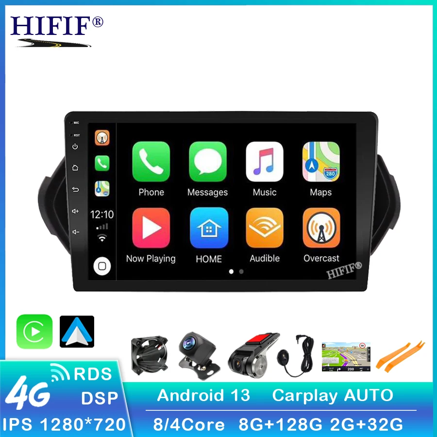 6G+128G Car Radio Android 13 For Fiat EGEA TIPO 2015-2018 GPS Navigation 4G WIFI USB Android Auto BT Carplay NO CD DVD Player
6G+128G Car Radio Android 13 For Fiat EGEA TIPO 2015-2018 GPS Navigation 4G WIFI USB Android Auto BT Carplay NO CD DVD Player