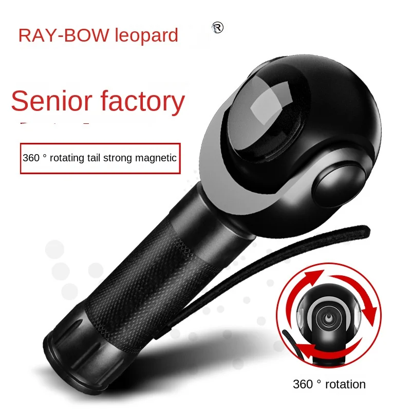 LED Flashlight Dual Light Source USB Charging Head 360 ° Free Rotation with Magnet Work Light T6+COB Strong Aluminum Flashlight
LED Flashlight Dual Light Source USB Charging Head 360 ° Free Rotation with Magnet Work Light T6+COB Strong Aluminum Flashlight