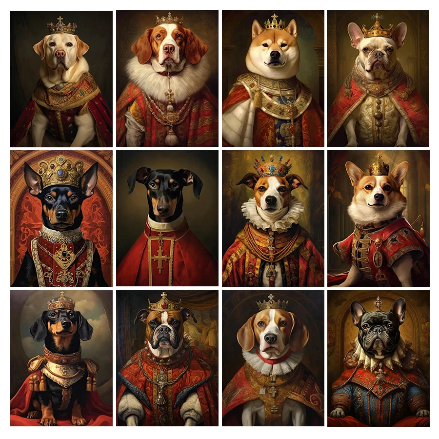 FULLCANG Diy 5D Diamond Painting Dog King Royal Animal Full Rhinestone Art Pet Portrait Mosaic Embroidery Kits Wall Decor FG2278
FULLCANG Diy 5D Diamond Painting Dog King Royal Animal Full Rhinestone Art Pet Portrait Mosaic Embroidery Kits Wall Decor FG2278