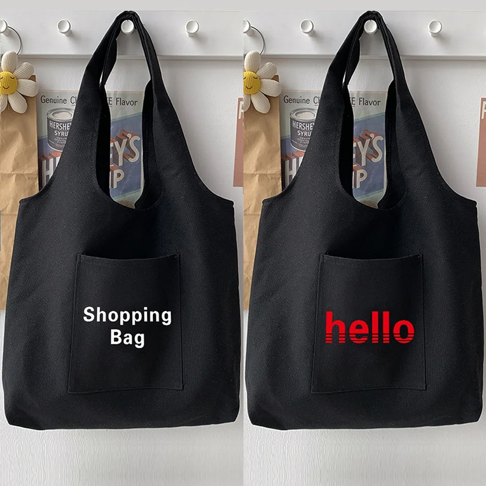 Women Canvas Shopper Bag Walls Print Foldable Reusable Cloth Shopper Harajuku Tote Bag Book Key Phone Storage Shopping Vest Bag
Women Canvas Shopper Bag Walls Print Foldable Reusable Cloth Shopper Harajuku Tote Bag Book Key Phone Storage Shopping Vest Bag