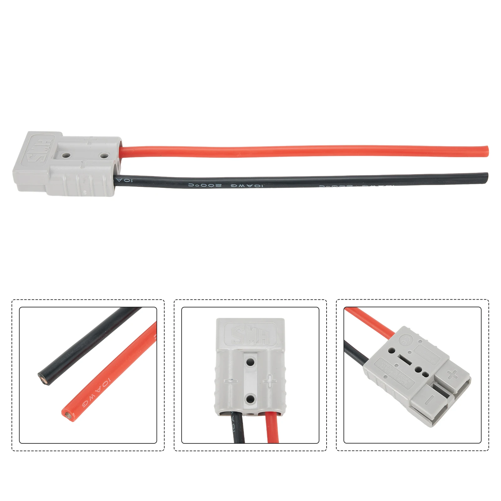 For Anderson Forklift Plug Connector Plug Electric Vehicles Grey Rectangular With Wire 1* 1PC Battery Connector
For Anderson Forklift Plug Connector Plug Electric Vehicles Grey Rectangular With Wire 1* 1PC Battery Connector