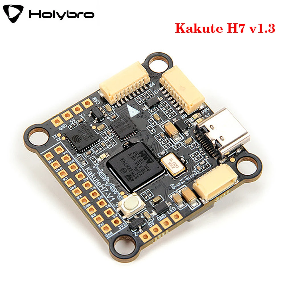 

HolyBro Kakute H7 V1.3 MPU6000 H743 Flight Controller Dual BEC Baro OSD Onboard Bluetooth 30.5X30.5mm 2-8S for RC FPV Drone