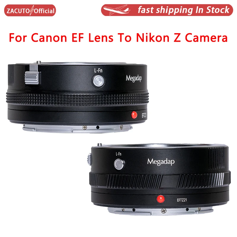 Адаптер с автофокусом Megadap EFTZ21 для объектива Canon EF для камеры Nikon Z Z5/6/7/8/9/30
Адаптер с автофокусом Megadap EFTZ21 для объектива Canon EF для камеры Nikon Z Z5/6/7/8/9/30