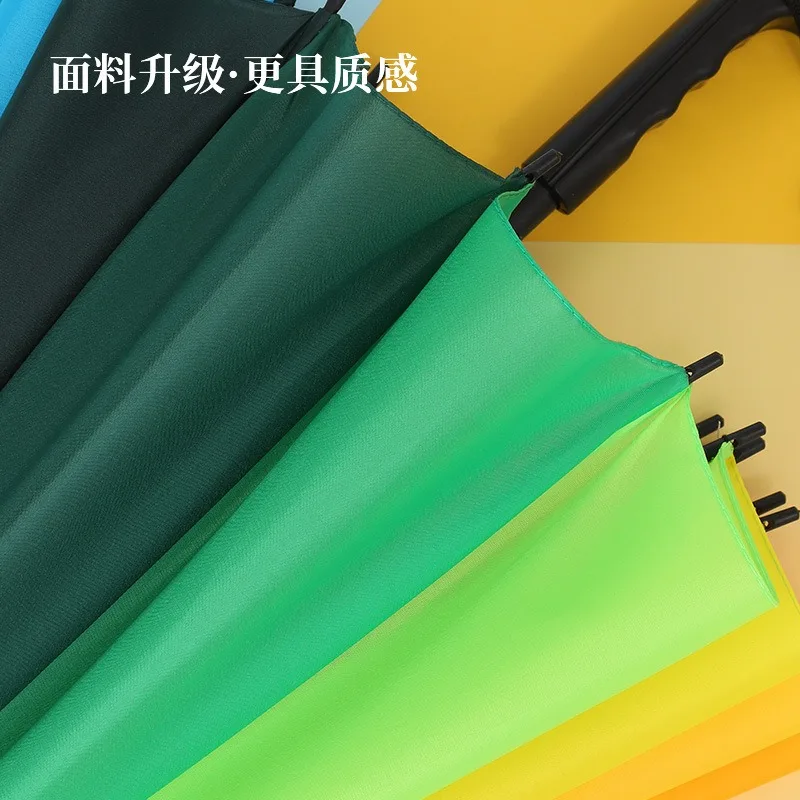 Rainbow16 Bone Long Handle Umbrella Touch Cloth Umbrella Large Straight Handle Umbrella
Rainbow16 Bone Long Handle Umbrella Touch Cloth Umbrella Large Straight Handle Umbrella
