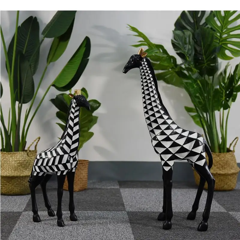 Resin Animal Ornament Zebra Giraffe Floor Decoration Crafts Living Room Home Decor Large Statue Sculpture Figurines Knickknacks
Resin Animal Ornament Zebra Giraffe Floor Decoration Crafts Living Room Home Decor Large Statue Sculpture Figurines Knickknacks