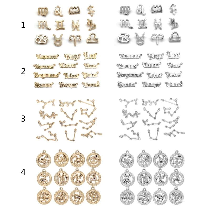 12 Pieces/Set Zodiac Sign Mixed Round 12 Pendant for DIY Earrings Bracelets Jewelry Making Findings 634D
12 Pieces/Set Zodiac Sign Mixed Round 12 Pendant for DIY Earrings Bracelets Jewelry Making Findings 634D