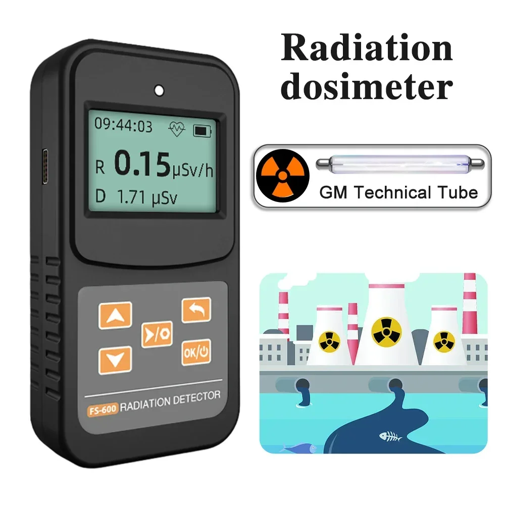 Beta-ray Radiation Radiation Geiger Detector Tester 600 Counter Digital 1000 Nuclear Meter Gamma-ray X-ray Dosimeter 
Beta-ray Radiation Radiation Geiger Detector Tester 600 Counter Digital 1000 Nuclear Meter Gamma-ray X-ray Dosimeter