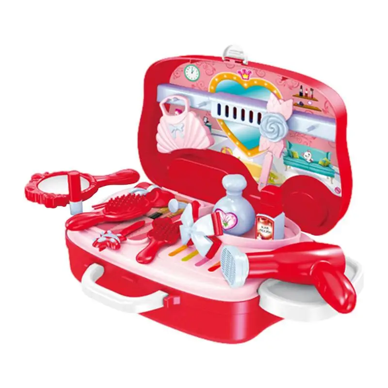 Pretend Makeup Set Kids Makeup Sets For Girls Dress Up Toy Vanities Stylish Girls Beauty Fashion Hair Salon Pretend Play Toy Set
Pretend Makeup Set Kids Makeup Sets For Girls Dress Up Toy Vanities Stylish Girls Beauty Fashion Hair Salon Pretend Play Toy Set