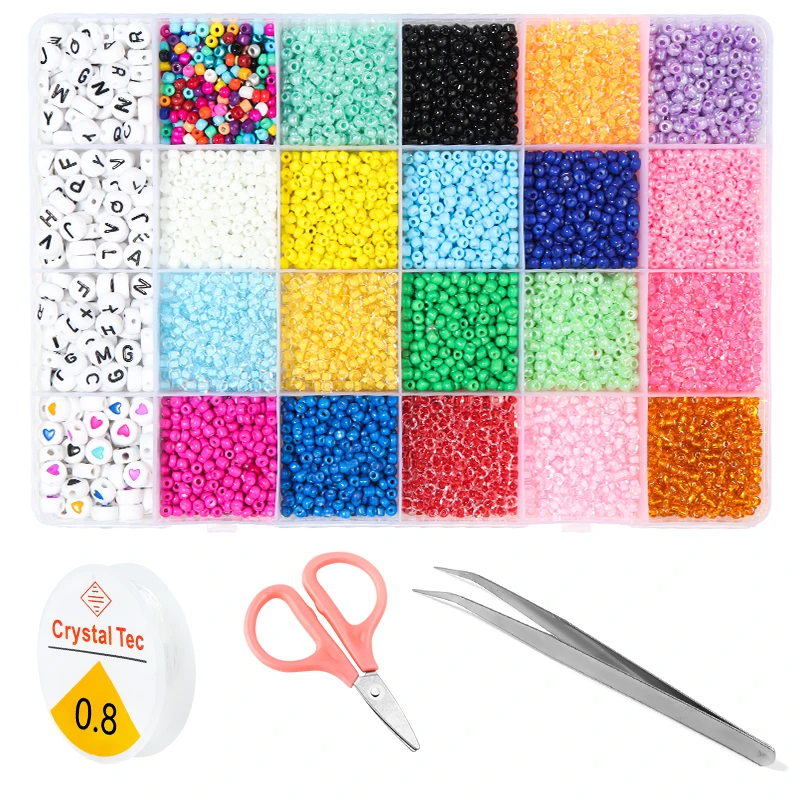1 Box Pure Rice Beads Set Glass Seed Beads For Jewelry Making Letter Bead Crafts DIY Bracelet Necklace Ring Accessories
1 Box Pure Rice Beads Set Glass Seed Beads For Jewelry Making Letter Bead Crafts DIY Bracelet Necklace Ring Accessories