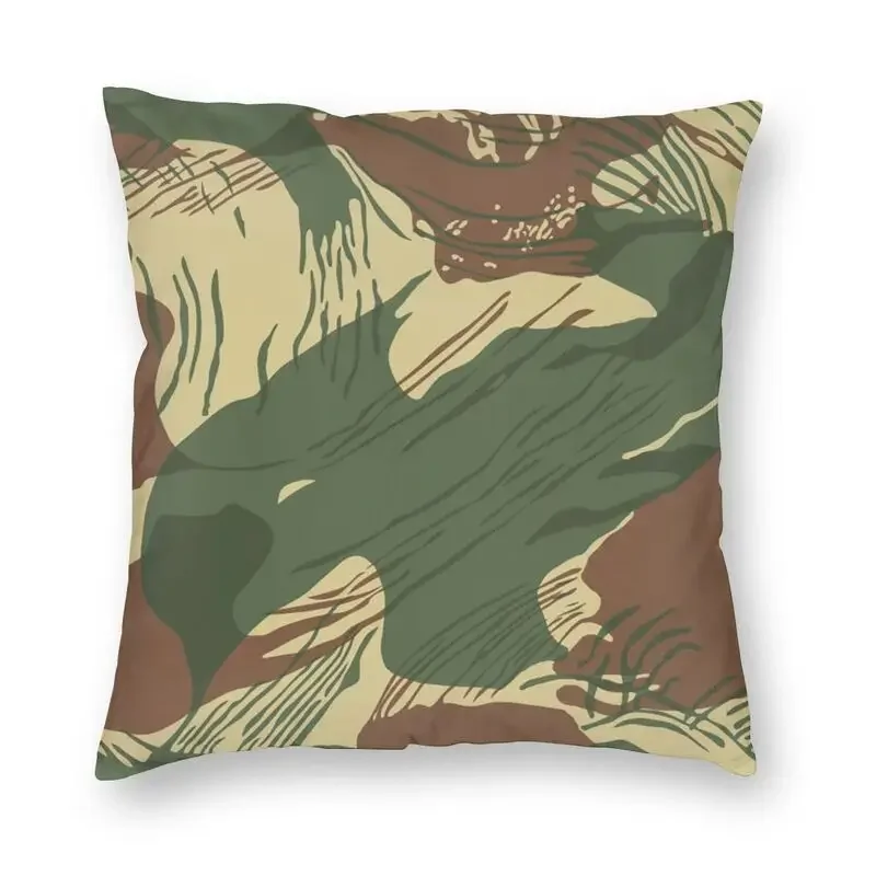 Rhodesian War Camouflage Square Throw Pillow Cover Home Decor 3D Double Side Printing Military Camo Cushion Cover for Car
Rhodesian War Camouflage Square Throw Pillow Cover Home Decor 3D Double Side Printing Military Camo Cushion Cover for Car
