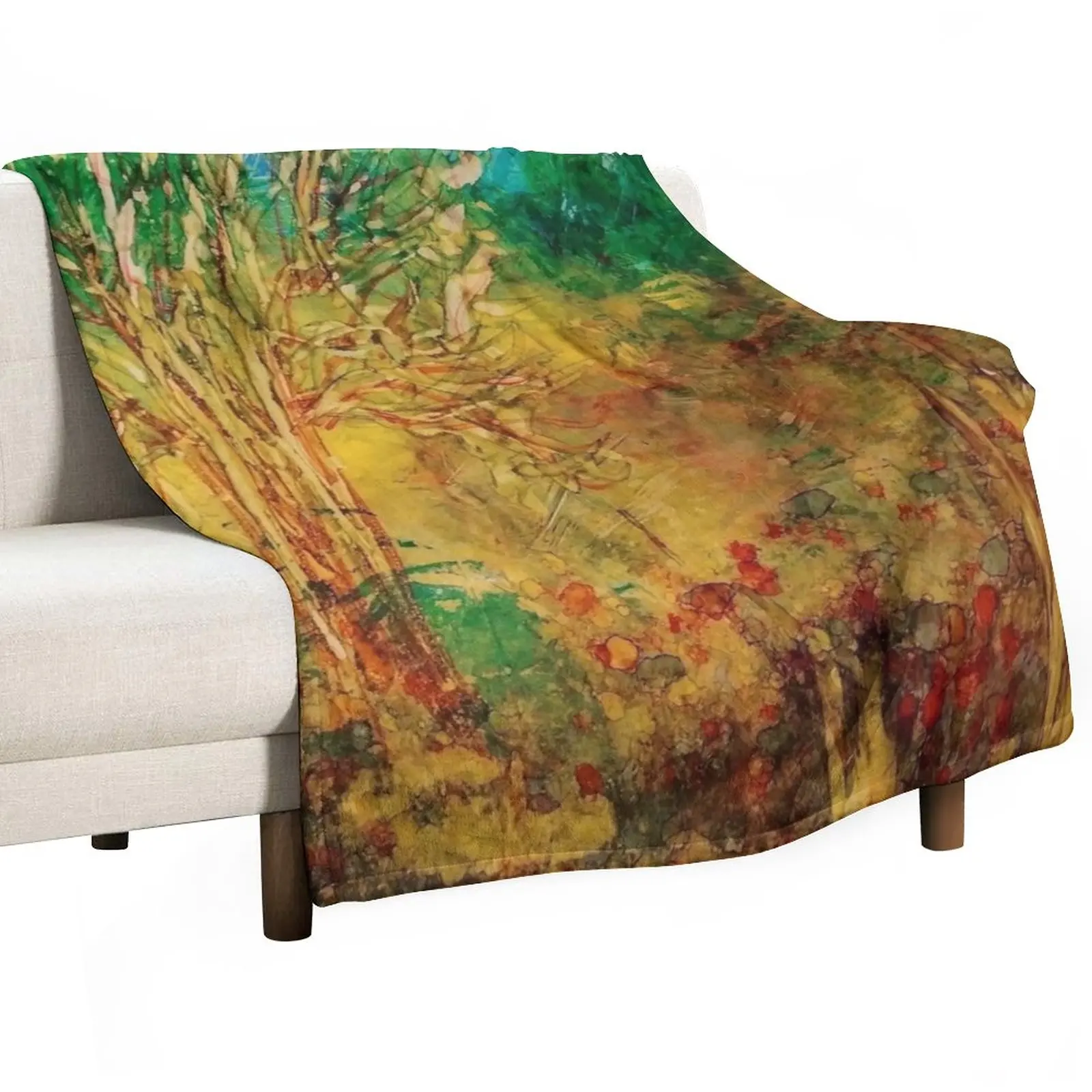 

Take Me To The Woodland - by Barbara Mitchell Throw Blanket Sofa Throw Blanket Quilt Blanket