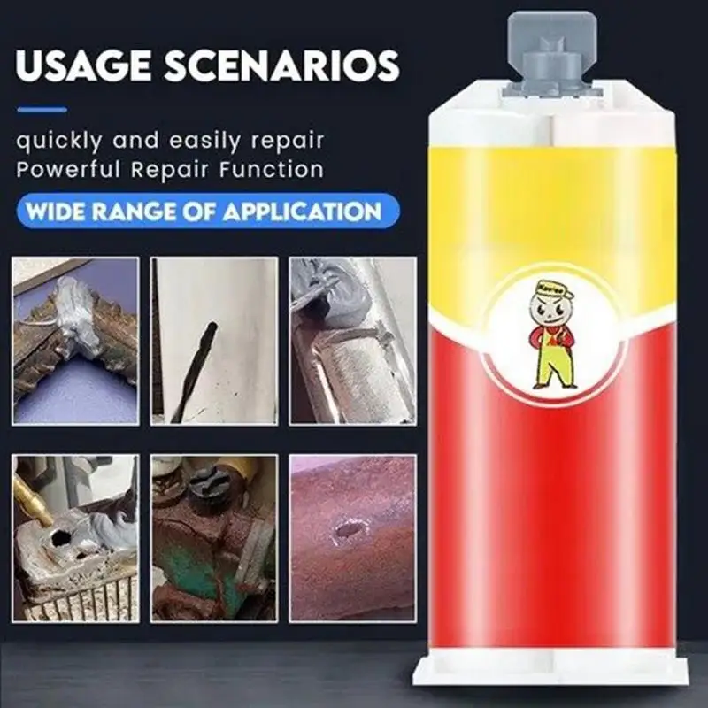 All-purpose Repair Glue Durable All Surfaces Steel Metal Cast Iron Repairing Adhesive Heat Resistance Magic Cold Welding Glue
All-purpose Repair Glue Durable All Surfaces Steel Metal Cast Iron Repairing Adhesive Heat Resistance Magic Cold Welding Glue