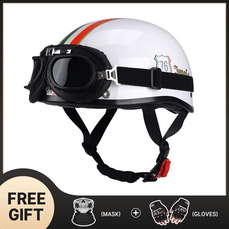 Helmets for Motorcycle German Classic Cascos de motos Helmet Fashion Scooter Half Helmet DOT Certification Helmet Scooter
Helmets for Motorcycle German Classic Cascos de motos Helmet Fashion Scooter Half Helmet DOT Certification Helmet Scooter