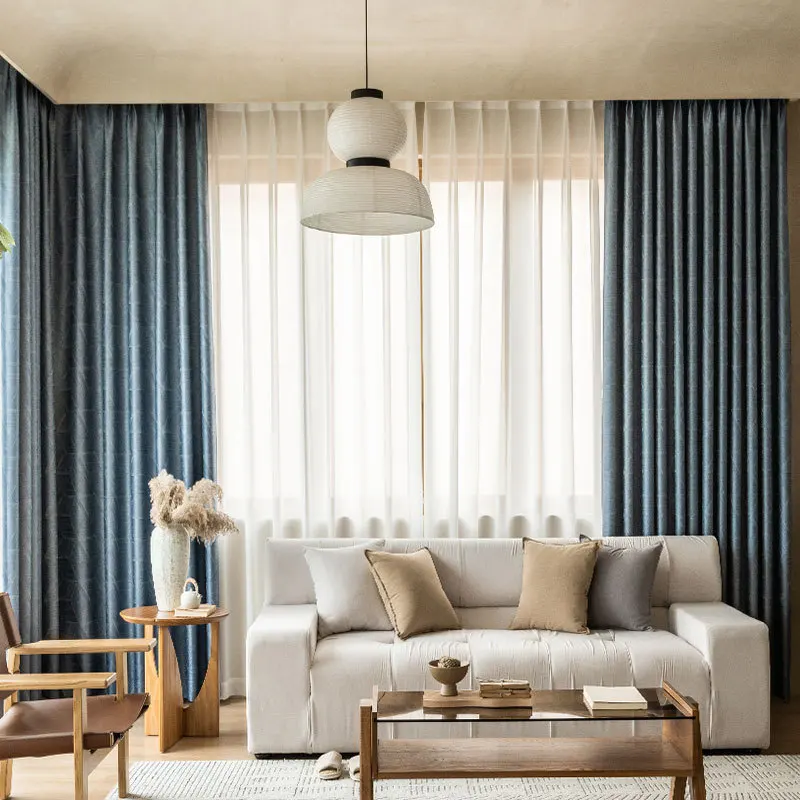Thickened high-precision yarn-dyed jacquard modern light luxury bedroom shading living room high-end atmospheric curtains 1
Thickened high-precision yarn-dyed jacquard modern light luxury bedroom shading living room high-end atmospheric curtains 1