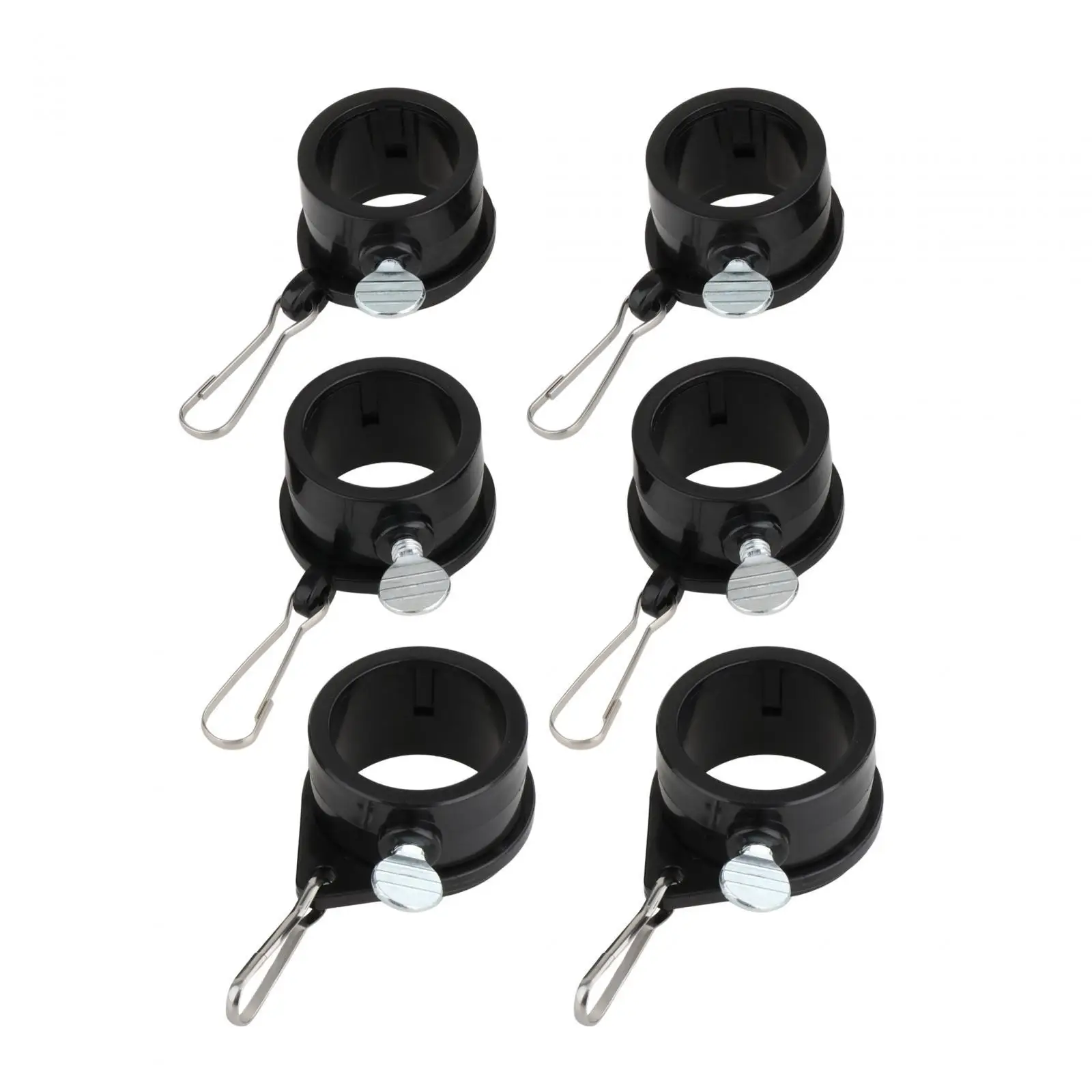 2x Flag Pole Clips 360° Rotating Anti Wrap Durable Easy to Install for Grommet Flags Weatherproof Hardware Flagpole Rings Clamp
2x Flag Pole Clips 360° Rotating Anti Wrap Durable Easy to Install for Grommet Flags Weatherproof Hardware Flagpole Rings Clamp