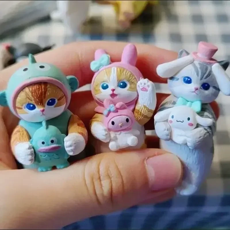 Оригинальные куклы Kuromi Cinnamoroll, игрушки, Акула, кошка, шарнирные настольные украшения, аниме кавайная Милая креативная игрушка, подарок
Оригинальные куклы Kuromi Cinnamoroll, игрушки, Акула, кошка, шарнирные настольные украшения, аниме кавайная Милая креативная игрушка, подарок