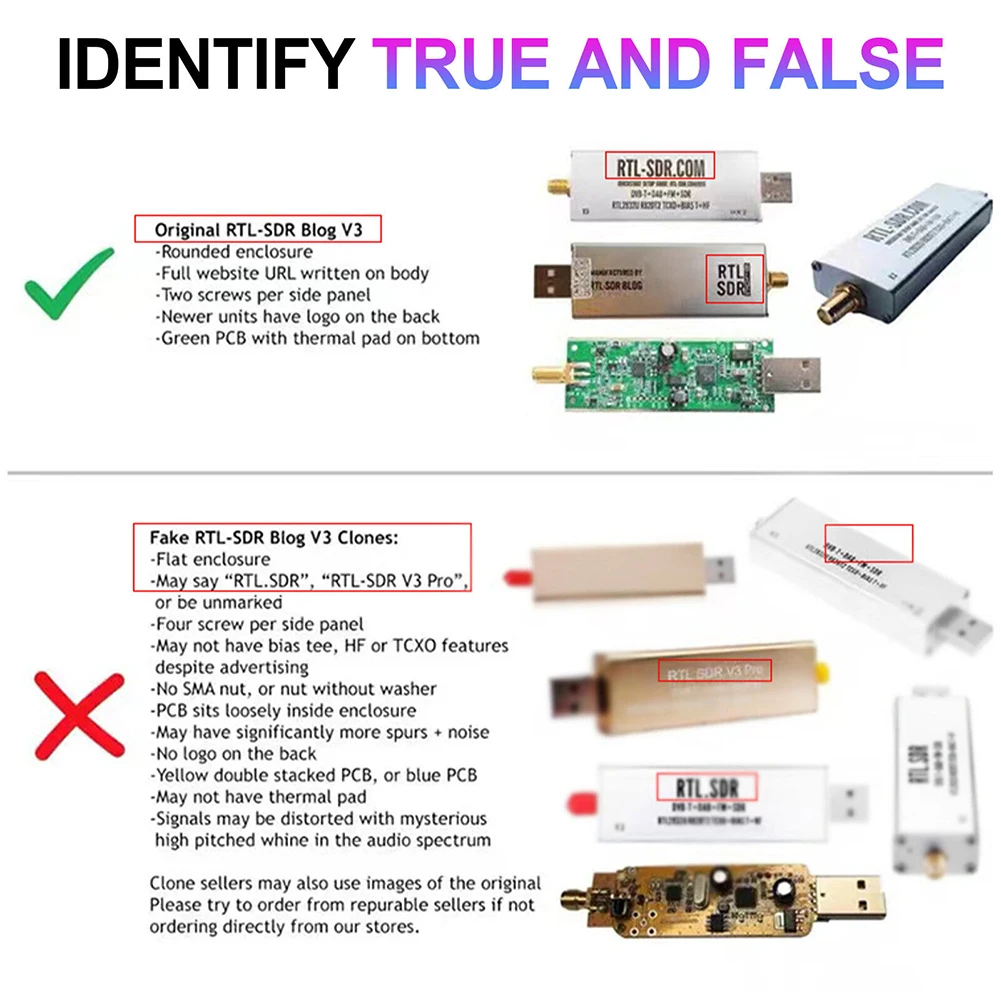 SMA Software Defined Radios RTL-SDR Blogs V3 RTL2832U TCXO HF BiasT SMA Software Defined Radio R820T2 H3
SMA Software Defined Radios RTL-SDR Blogs V3 RTL2832U TCXO HF BiasT SMA Software Defined Radio R820T2 H3