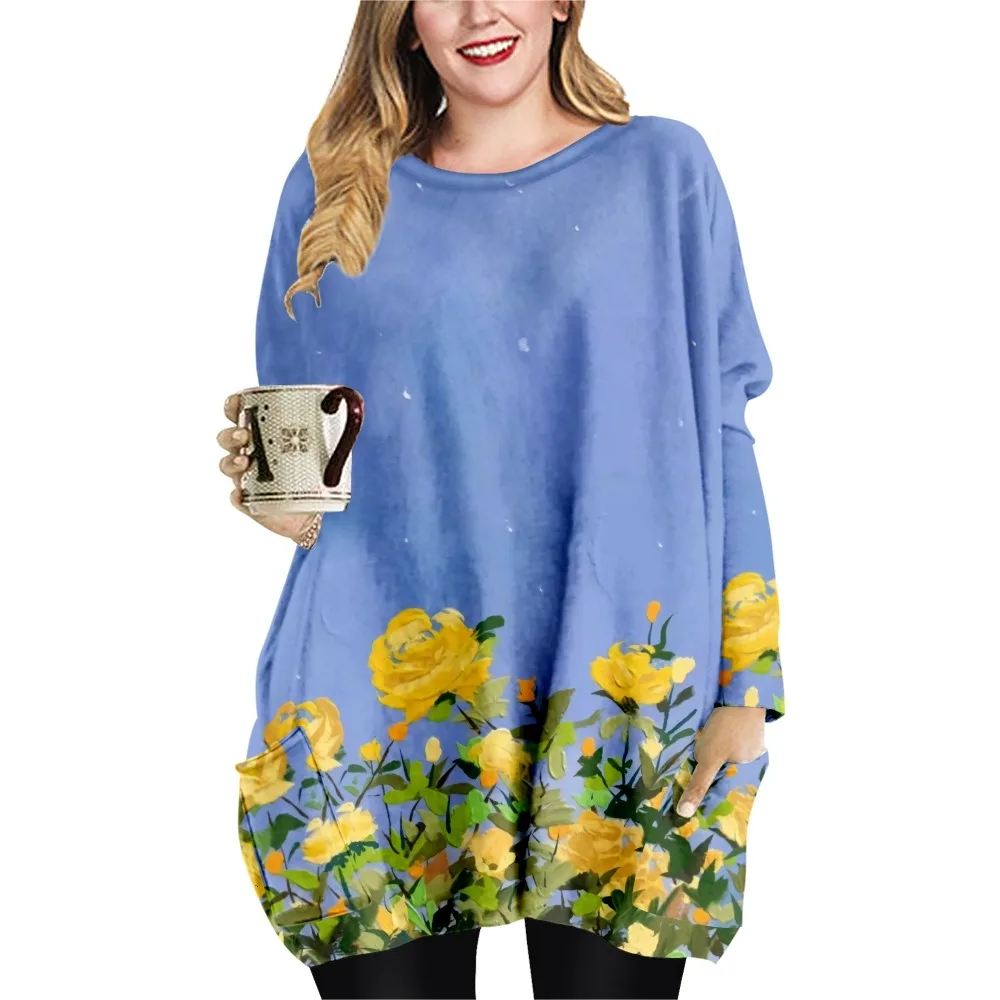2022 SOJINM Floral Printing T-shirt Female Summer Casual Vintage T-shirt Clothing Fashion Top Long Sleeve Blouse Oversized 6XL
2022 SOJINM Floral Printing T-shirt Female Summer Casual Vintage T-shirt Clothing Fashion Top Long Sleeve Blouse Oversized 6XL