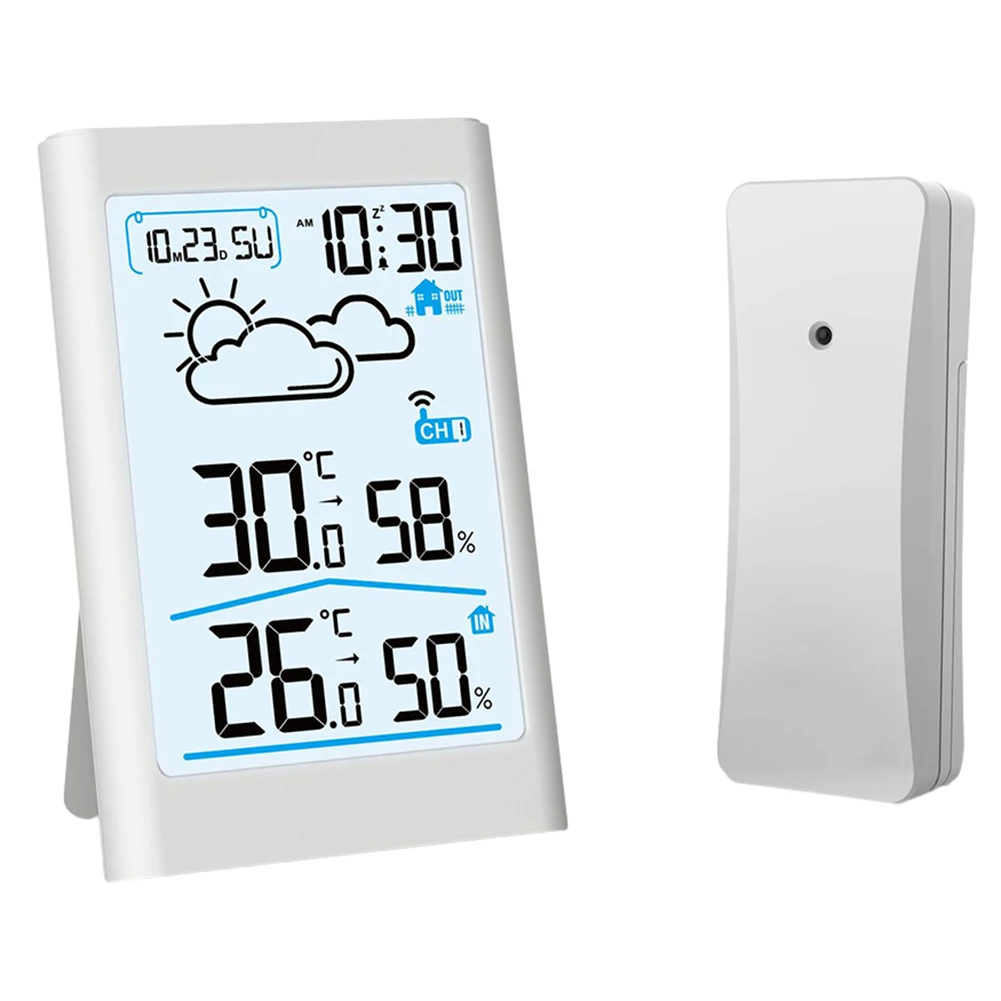Digital Thermometer Hygrometer Indoor Outdoor Temperature Humidity Meter Temperature And Humidity Sensor Office Home Tools
Digital Thermometer Hygrometer Indoor Outdoor Temperature Humidity Meter Temperature And Humidity Sensor Office Home Tools