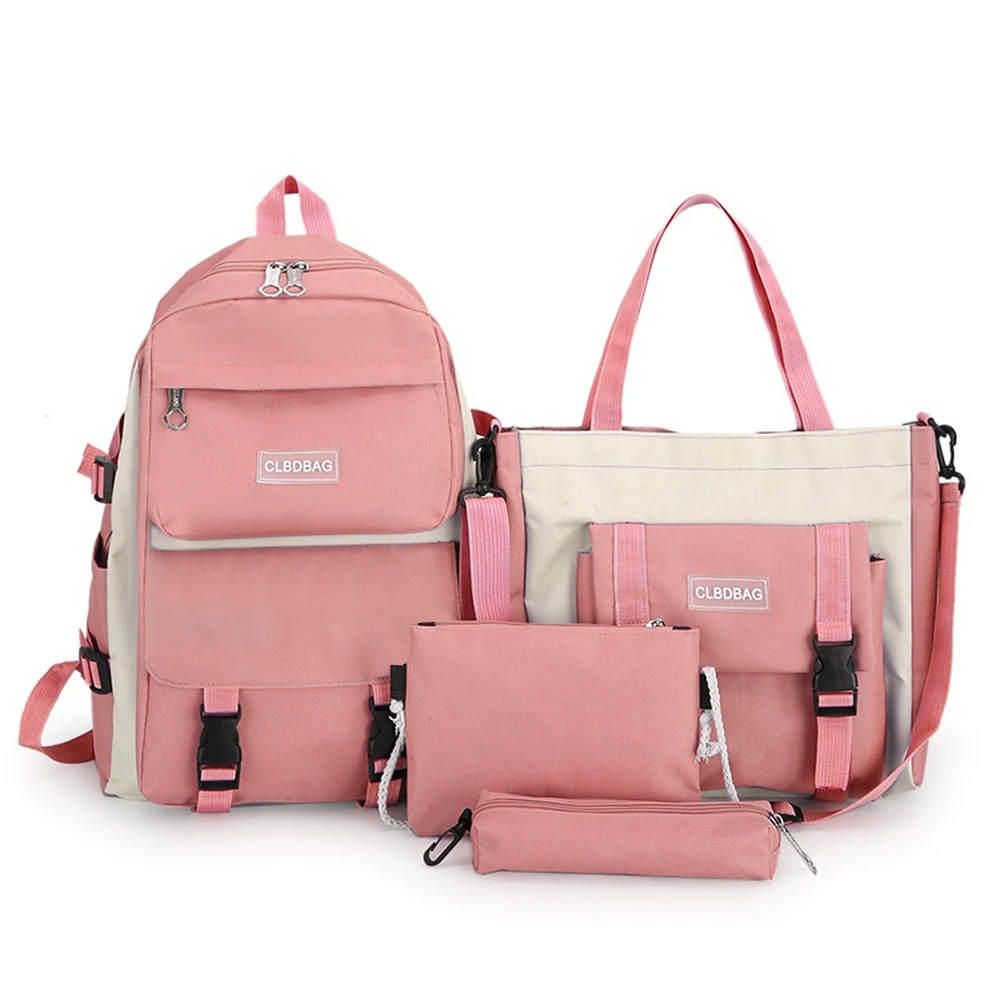 Four-piece Set Backpack Large Capacity Trendy Casual Bag Backpack Set Korean Version Small Fresh Backpack for Daily Life Travel
Four-piece Set Backpack Large Capacity Trendy Casual Bag Backpack Set Korean Version Small Fresh Backpack for Daily Life Travel