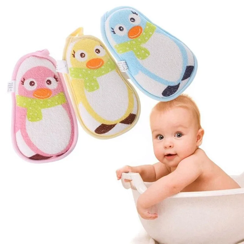 

Newborn Care Products Baby Shower Bath Sponge Rub Infant Toddler Kids Bath Brushes Cotton Rubbing Body Wash Towel Accessories