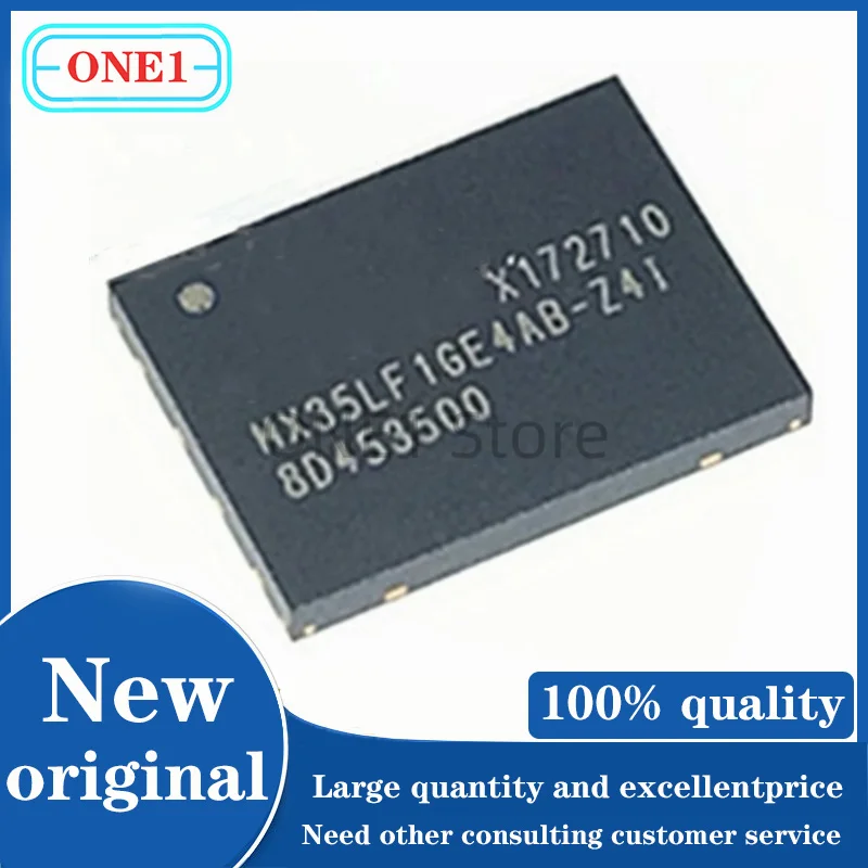 

1PCS/lot New original MX35LF1GE4AB-Z4I MX35LF1GE4AB-Z4ITR WSON-8-EP(6x8) NAND FLASH ROHS