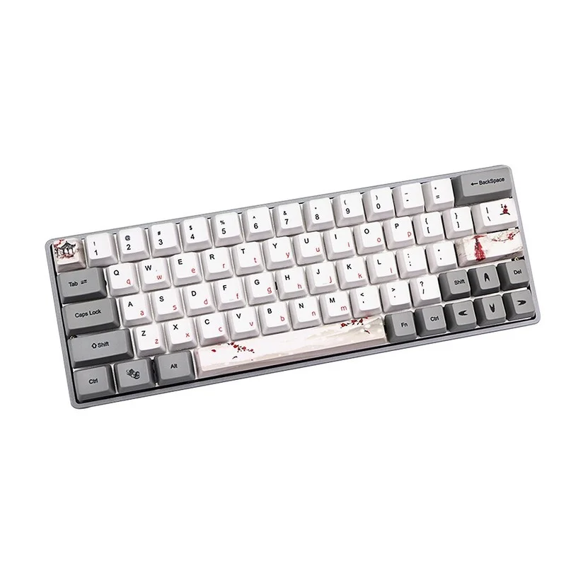 73 Keys Plum Blossom Keycap Set OEM Profile PBT Sublimation Keycaps for Mechanical Keyboards
73 Keys Plum Blossom Keycap Set OEM Profile PBT Sublimation Keycaps for Mechanical Keyboards