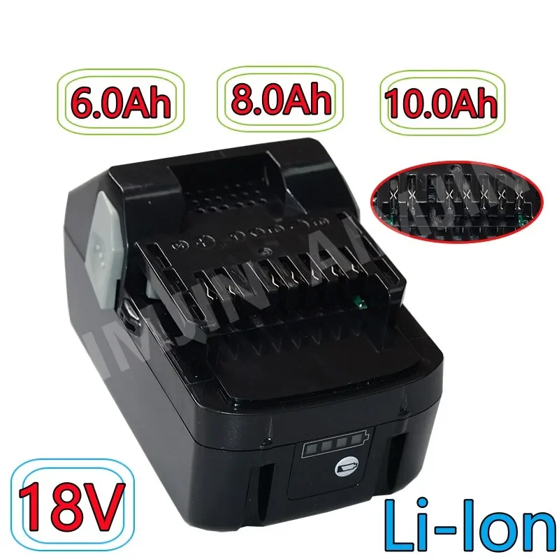18V 6.0Ah 8.0Ah 10.0Ah Li-Ion Replacement Battery For HITACHI BSL1820 BSL1840 BSL1850 BSL1860B BSL1830B
18V 6.0Ah 8.0Ah 10.0Ah Li-Ion Replacement Battery For HITACHI BSL1820 BSL1840 BSL1850 BSL1860B BSL1830B