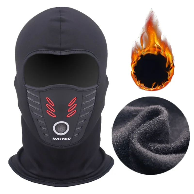 

Теплая Флисовая мотоциклетная маска для лица защита от пыли Ветрозащитный чехол на все лицо дышащая шапка маска для шеи шлема Балаклава