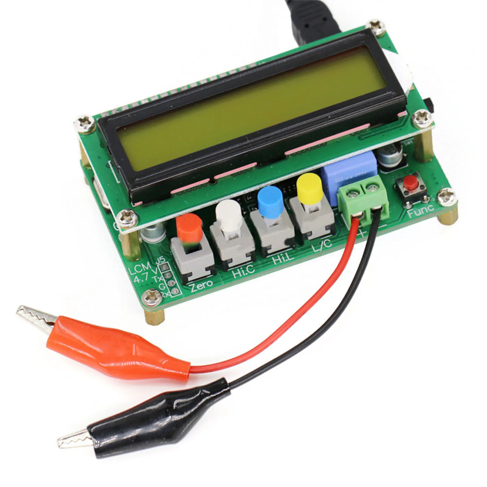 1602 LCD Digital Inductor Capacitor Table LC100-A Capacitor Inductor 0.01pf-10UF LC100-A Inductor-CAPACITOR TABLE USB interface
1602 LCD Digital Inductor Capacitor Table LC100-A Capacitor Inductor 0.01pf-10UF LC100-A Inductor-CAPACITOR TABLE USB interface