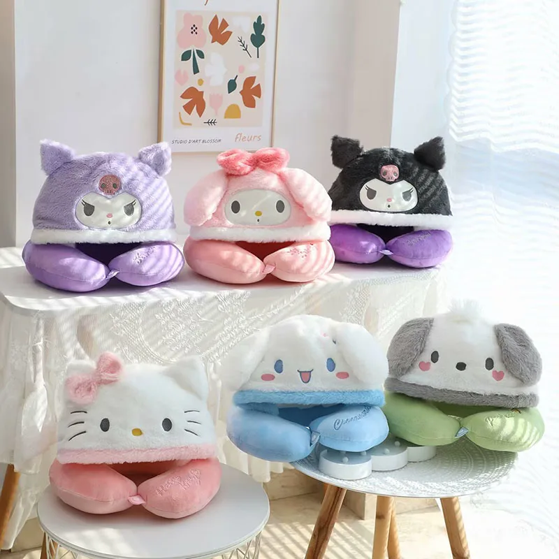 Kawaii Sanrio Hello Kitty U-Shaped Pillow Cinnamoroll Cartoon Cute Travel Portable Neck Pillow Office Siesta Pillow Toys Set
Kawaii Sanrio Hello Kitty U-Shaped Pillow Cinnamoroll Cartoon Cute Travel Portable Neck Pillow Office Siesta Pillow Toys Set