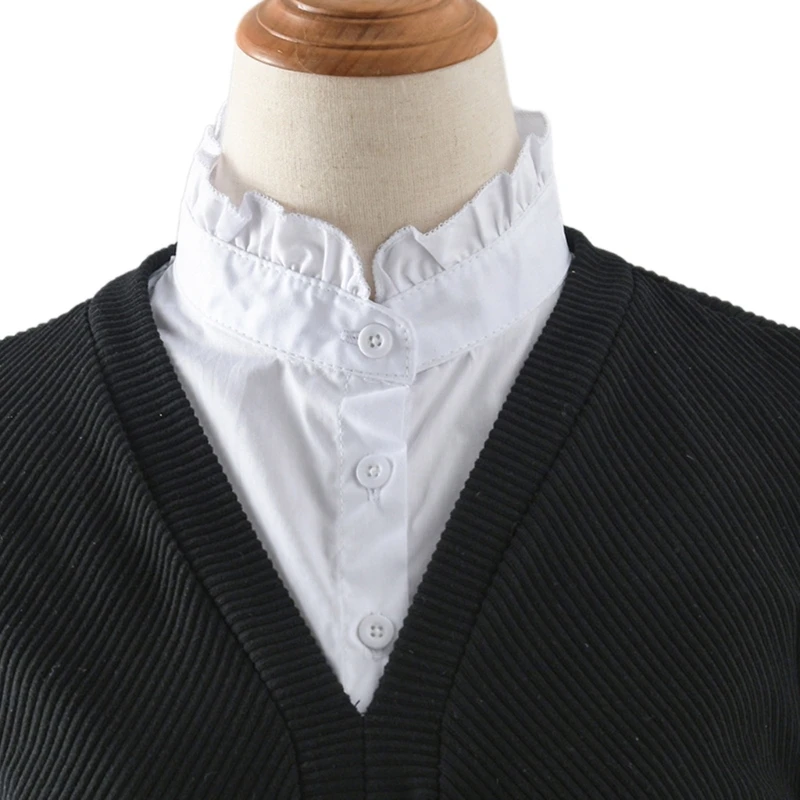 50JB Soft and Comfortable Women's Half Top Collar Elegant Shirt Collar for All Seasons Trendy Women's Collar Blouse Top
50JB Soft and Comfortable Women's Half Top Collar Elegant Shirt Collar for All Seasons Trendy Women's Collar Blouse Top