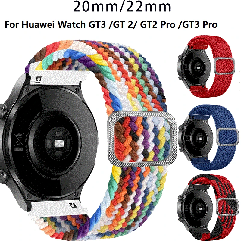 New 22 20mm Smart Watch Band For Huawei WatchGT3 GT 3 Pro 42 46mm Wrist Straps GT 2 GT2 Pro Watchband Bracelet Nylon Belt Correa
New 22 20mm Smart Watch Band For Huawei WatchGT3 GT 3 Pro 42 46mm Wrist Straps GT 2 GT2 Pro Watchband Bracelet Nylon Belt Correa