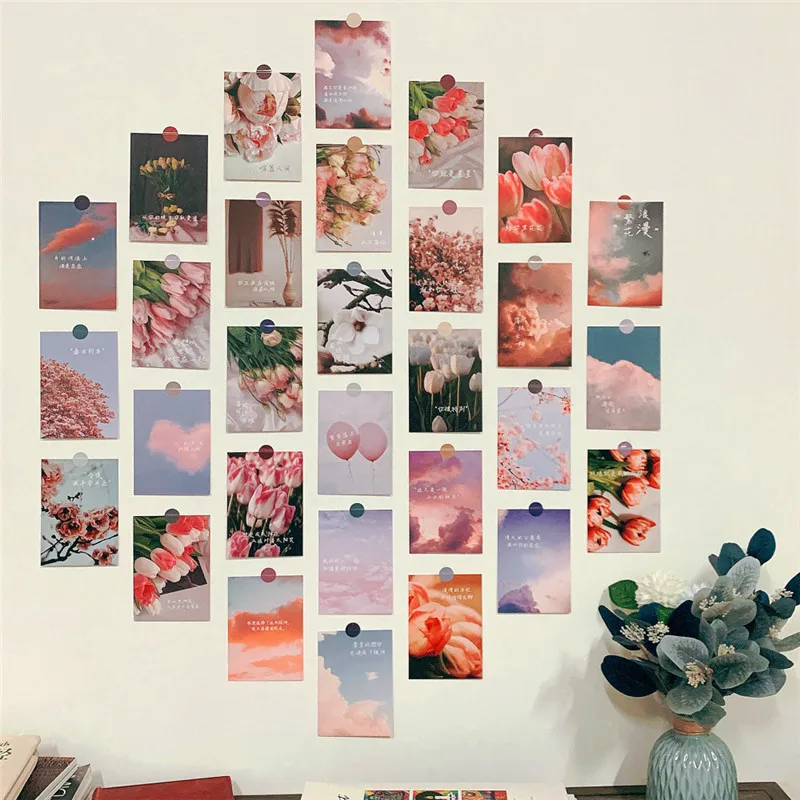 30 Sheets/Lot Blooming Flowers Series Postcards Set Creative Postal Card Christmas Greeting Cards Birthday Message Lettercards
30 Sheets/Lot Blooming Flowers Series Postcards Set Creative Postal Card Christmas Greeting Cards Birthday Message Lettercards