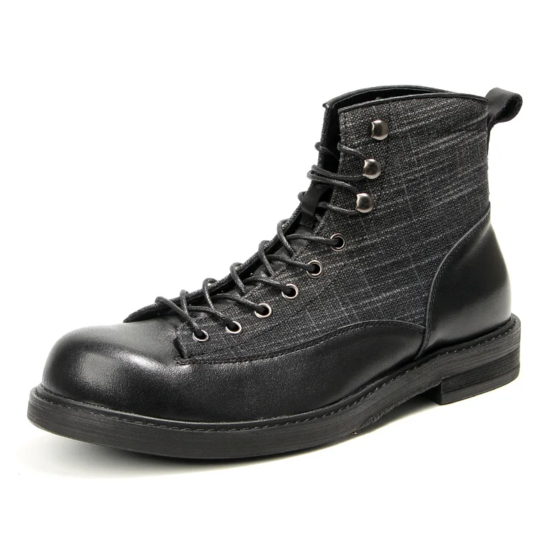 Genuine Leathe Basic Men's Boots Luxury Handmade Comfortable Quality Autumn New Ankle Platform Fashion Casual Business Shoes Man
Genuine Leathe Basic Men's Boots Luxury Handmade Comfortable Quality Autumn New Ankle Platform Fashion Casual Business Shoes Man