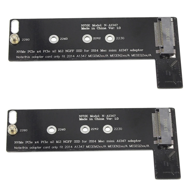 2X New Nvme M2 SSD Converter Card To For Apply Mac Mini 2014 A1347 MEGEN2 MEGEQ2 Adapter
2X New Nvme M2 SSD Converter Card To For Apply Mac Mini 2014 A1347 MEGEN2 MEGEQ2 Adapter