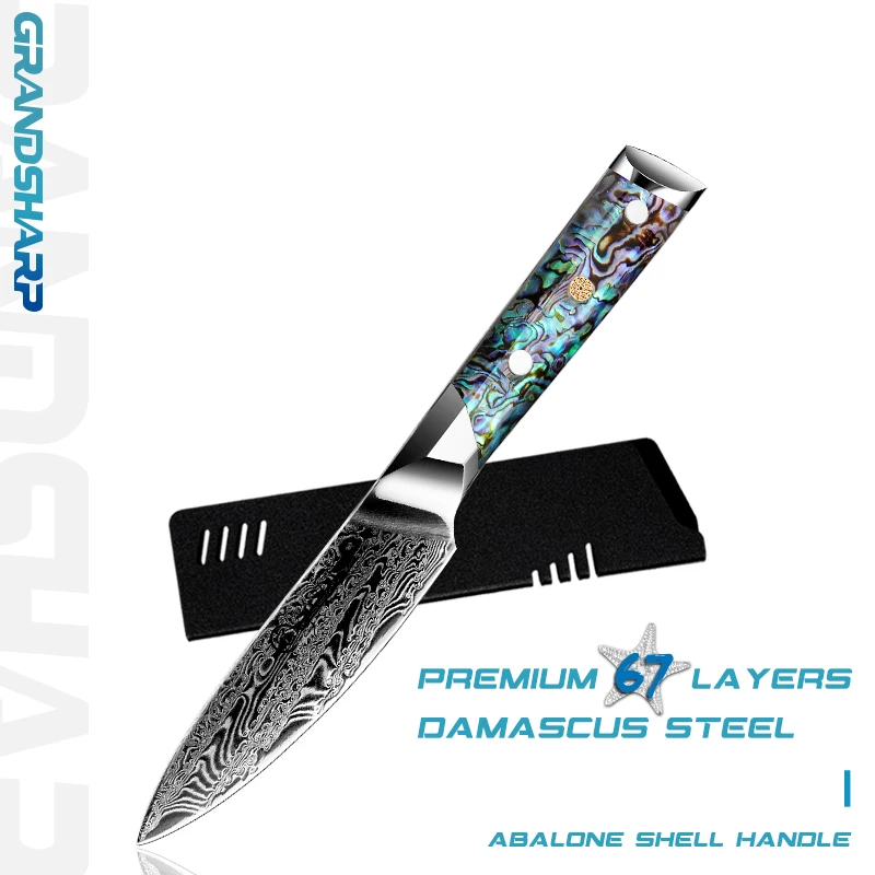 Paring Knife 3.7 Inch Japanese Damascus AUS10 Steel Chef's Kitchen Knives Cutlery Cooking Peeling Carving Tools Blue Handle NEW
Paring Knife 3.7 Inch Japanese Damascus AUS10 Steel Chef's Kitchen Knives Cutlery Cooking Peeling Carving Tools Blue Handle NEW