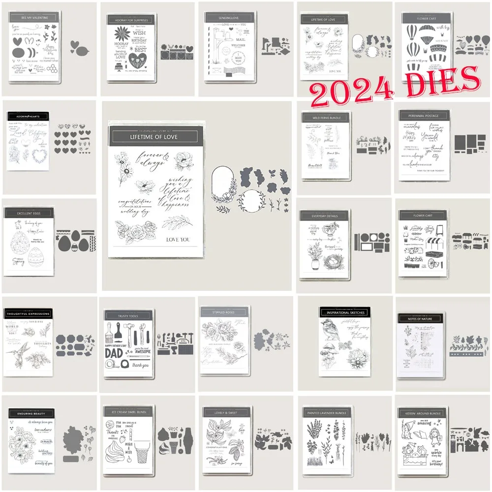 New 2024 Stamps Dies Mini Catalogue For DIY Card Making Stampin Scrapbooking Die UP Diary Decoration Festival Day Stencil Crafts
New 2024 Stamps Dies Mini Catalogue For DIY Card Making Stampin Scrapbooking Die UP Diary Decoration Festival Day Stencil Crafts