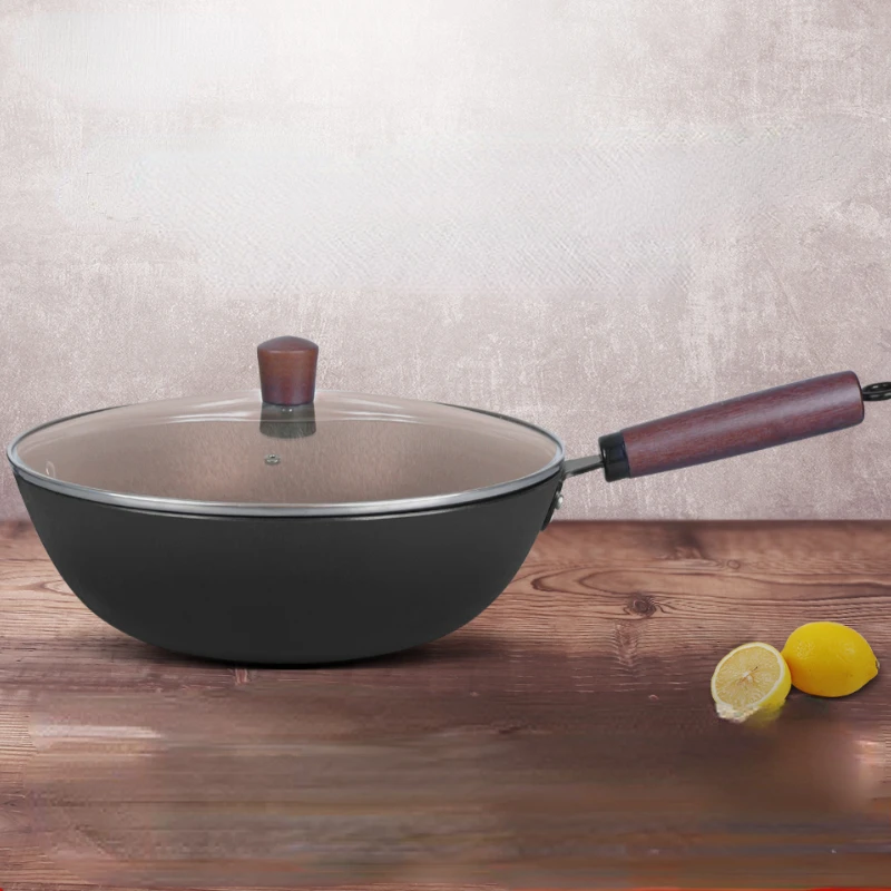 Iron Wok Cooking Pot Vegetable Fryer Pan Kitchen Uncoated Non Stick Wok Utensils Induction Cooker Stove Gas Home Cookware panela
Iron Wok Cooking Pot Vegetable Fryer Pan Kitchen Uncoated Non Stick Wok Utensils Induction Cooker Stove Gas Home Cookware panela